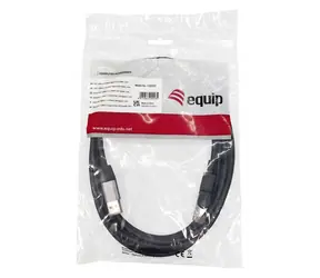 Equip adaptér USB-C/A - RJ-45 černý 2 m / Adaptér / Gigabit Ethernet / Plug & Play