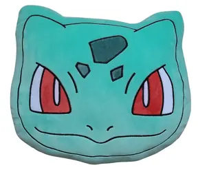 NEMESIS NOW Polštář Pokémon Bulbasaur / 40x40 cm / Polyester