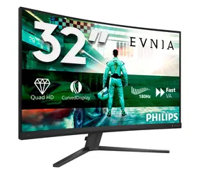 32" Philips 32M2C3500L/00 černá / VA / 2560 x 1440 / 180Hz / 1ms / 300cd-m2 / HDMI + DP / repro