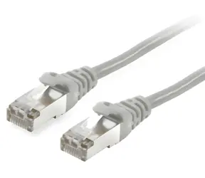 Equip Cat6a S/FTP 25 m šedá / Patch kabel / 2× RJ-45 / PoE