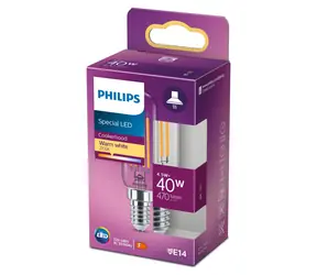 Philips LED Classic T25 E14 čirá / Žárovka / 40W náhrada / 4,5W / 470lm / nestmívatelná