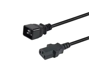 Equip C20-C13 černá / Napájecí kabel / 1,8 m / 250 V / 16 A / max. 3500 W