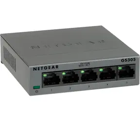 Netgear GS305 v3 černá / Switch / 5-port / 10/100/1000 Mbps / neřízený / kovové tělo