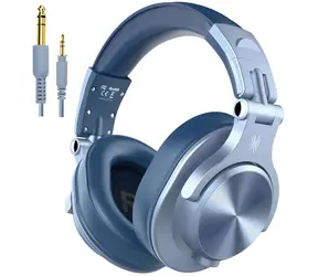 OneOdio Fusion A70 modrá / Bezdrátová profesionální sluchátka / Bluetooth 5.2 / Jack 3.5mm / Jack 6.3mm