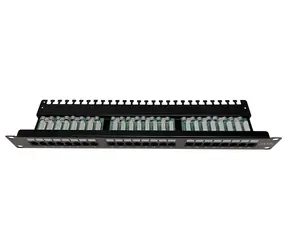 XtendLan / Patch panel / 24 portů / Cat5e / UTP / 19" / vyvazovací úchytky