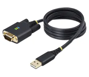 StarTech adaptér USB-A na RS232 DB9 / Adaptér / 1 m / FTDI IC / vyměnitelné šrouby/matice