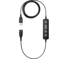 Jabra Link 260 černá / Ovladač k náhlavní soupravě Jabra / QD-USB / MS