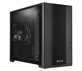 Chieftec BX-10B-OP černá / PC skříň / Tower / mATX, Mini-ITX / Bez zdroje / USB-C / 2 roky záruka