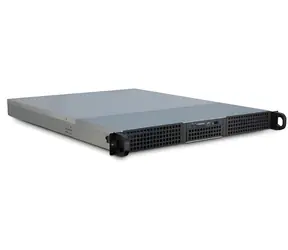 Inter-Tech 1U 10255 černá / Serverová skříň / 19" / 1U / E-ATX / 9x 2,5" + 3x 3,5" HDD / USB 3.2 Gen 1