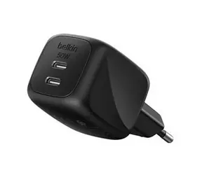 Belkin BOOST CHARGE WCH019kqBK černá / Nabíječka / 2x USB-C / 50W / PD / PPS