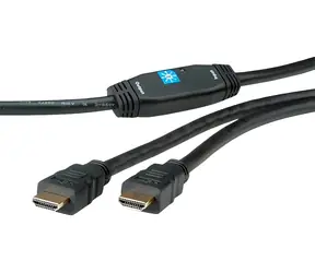 Roline Aktivní HDMI kabel 30 m / Kabel HDMI / HDMI (M) - HDMI (M) / zlacené konektory