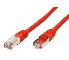 Value S/FTP patch kabel Cat6 červená, 5 m / Patch kabel / RJ45-RJ45