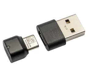 Jabra adaptér USB-C(F) na USB-A(M) černá / Adaptér / redukce portu