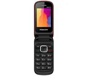 Maxcom MM815 červená / Výklopný telefon / 2,4" / Dual SIM / SOS tlačítko / USB-C