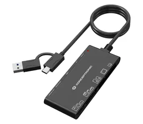 Conceptronic BIAN10B černá / Čtečka paměťových karet / 7v1 / USB-A/USB-C 3.2 Gen 1