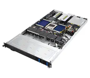 ASUS RS501A-E12-RS4U černá / Server / AMD EPYC 9004 / 24x DDR5 / 4x NVMe5/SATA / 2x GbE / rPS 1600W 80+ Titanium