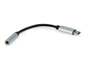 Equip USB-C - Jack 3,5mm černá / Audio adaptér / DAC / 0,15 m
