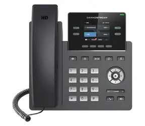 Grandstream GRP2612G / VoIP telefon / 2x SIP účet / 2,4" LCD displej / 16 BLF tlačítek / Gigabit LAN / PoE
