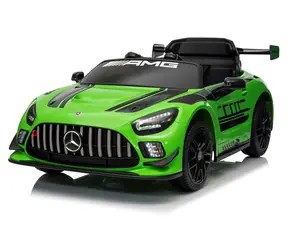 ELJET Dětské elektrické auto Mercedes AMG GT3 zelená / 2x35 W / Rychlost 2,5-3,5 km/h / Nosnost 30 kg
