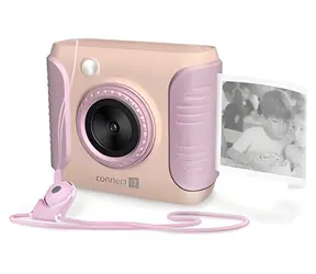 CONNECT IT InstaPrint růžová / Dětský fotoaparát / okamžitý tisk fotografií