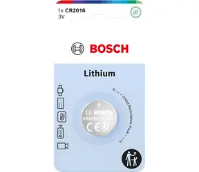 Bosch CR2016B1/00 / Knoflíková baterie / CR2016 Lithium / 3 V / 1 ks