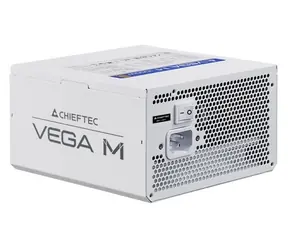 Chieftec Vega M PPG-850-CW bílá / Zdroj ATX / 850W / ATX 3.1 / 80 PLUS Gold / Plně modulární