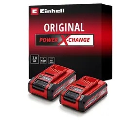 Einhell Power-X-Change Plus 18V (2x3.0 Ah) Twinpack / Akumulátor / Li-ion / bez nabíječky
