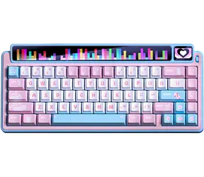 Leobog AMG65 modrá / Herní klávesnice / mechanická / Light Feather Switch / 65% / RGB / bezdrátová i drátová