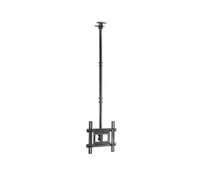 Equip 32"-70" černá / Stropní držák TV / naklápěcí a otočný / VESA 400x400 mm / nosnost 50 kg