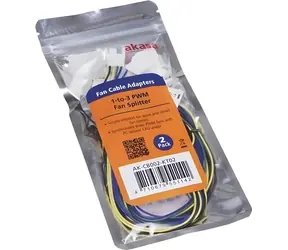 Akasa PWM rozbočovací kabel / Kabel / PWM rozbočovač pro ventilátory