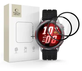 Tech-Protect Glass Flex+ Huawei Watch GT Runner 2 černá / Ochranné sklo / Hybridní sklo / 2 ks