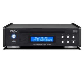 TEAC PD-301DAB-X černá / CD přehrávač / Slot-in mechanika / DAB+/FM tuner / USB / Dálkové ovládání