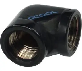 Alphacool HF černá / Adaptér / G1/4 vnitřní závit / úhel 90°