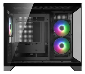 COUGAR FV150 ARGB černá / PC skříň / Mini Tower / micro-ATX / mini-ITX / tvrzené sklo / bez zdroje