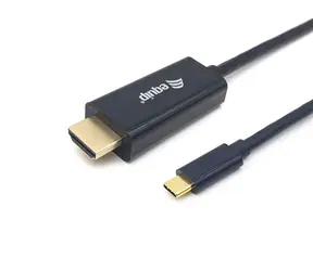 Equip Adaptér USB-C - HDMI černá / Redukce / 4K/30Hz / 2 m