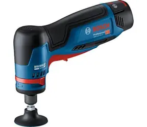 Bosch GWG 12V-50 S Professional modrá/černá / Aku přímá bruska / 12V / solo bez baterie / L-BOXX