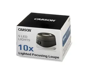 Carson LH-50 VersalLoupe / Lupa / LED / 10x zvětšení / zaostřitelná