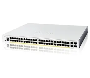 Cisco Catalyst C1300-48FP-4G / Switch / 48x GbE RJ-45 / 4x GbE SFP / PoE+ / 740W / REFRESH