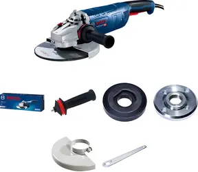 Bosch GWS 24-230 P Professional modrá / Úhlová bruska / 2400 W / 230 mm / 6500 ot/min / M14
