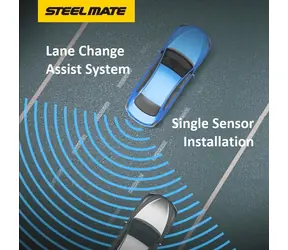SteelMate SBS-2 / Systém hlídání mrtvého úhlu / 77 GHz radar / dosah 30 m / 12V