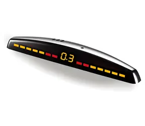 SteelMate PTS411M7 / Parkovací asistent / 4 senzory 16 mm / LED displej M7 / 12/24V