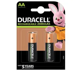Duracell StayCharged HR06 / Nabíjecí baterie / AA / 2400 mAh / 1,2 V / 2 ks