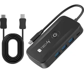 Techly Bezdrátový AV transmiter USB-C - HDMI černá / AV vysílač a přijímač / 1080p / 60 Hz / dosah 30 m