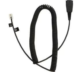 Jabra kabel QD-RJ10 černý spirálový / Kabel / 0,5-2 m / QD konektor / pro Siemens