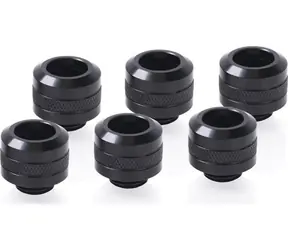 Alphacool Eiszapfen Pro černá / Šroubení pro hardtube / 13mm / G1/4" / 6 ks