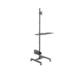 Equip 650171 černá / Mobilní stojan na monitor / 17-32" / náklon -15°-15° / VESA 100x100 / nosnost 8 kg