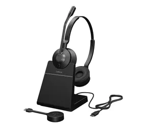 Jabra Engage 55 SE UC Stereo černá / Sluchátka / Stereofonní / S mikrofonem / Nabíjecí stojánek Link 400c