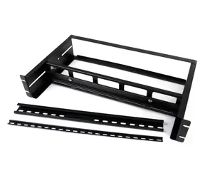 StarTech Nastavitelná DIN lišta / Adaptér do racku / DIN lišta / 2U / 482,6 mm / Ocel