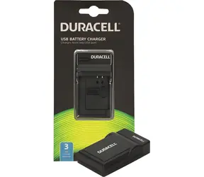 Duracell pro akumulátor Canon LP-E10 černá / Nabíječka / USB / 5 V