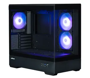 Zalman P30 černá/bílá / PC skříň / Mini-Tower / mATX / Tvrzené sklo
